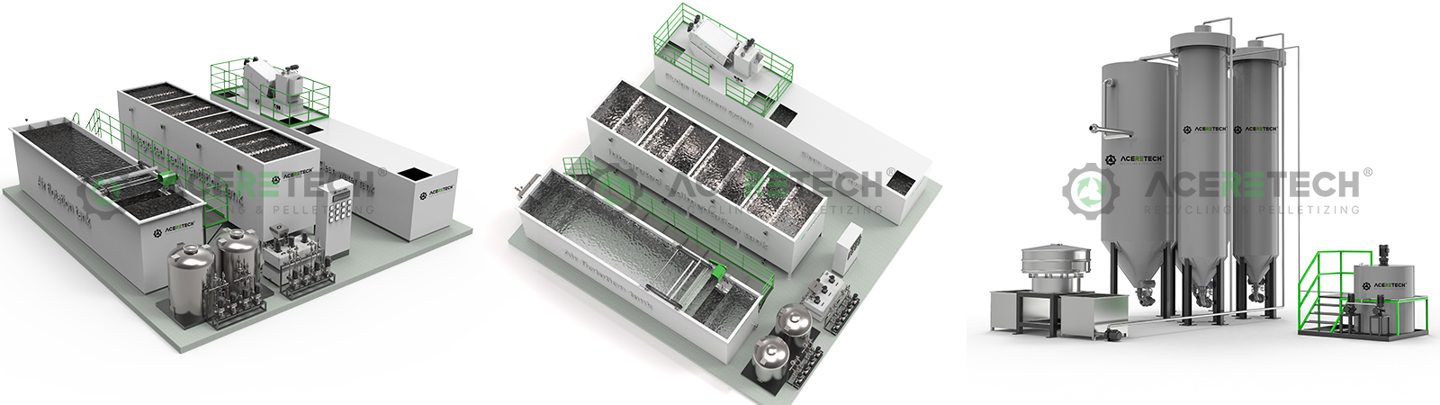 Waste Water Treatment System For Plastic Recycling Plant