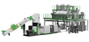 LSP PET Plastic Recycling Machine Line With Liquid State Polymerization System For IV Improvement