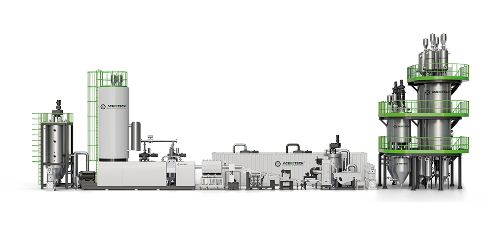 Línea de granulación de R-PET de grado alimenticio